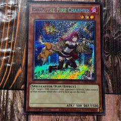 遊戯王 英語 灼熱の火霊使いヒータ RA04 プラチナシークレット 海外