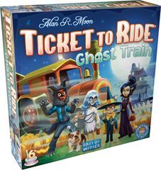 チケット・トゥ・ライド：ゴースト・トレイン【家族で楽しむハロウィンの冒険】15分で遊べる鉄道ボードゲーム 知育玩具