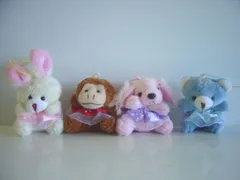 ♯Hqi02JCぬいぐるみI LOVE CHU CHUマスコット全4種