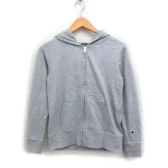 チャンピオン CHAMPION スウェット パーカー ジップアップ コットン 綿 M グレー 灰 /FT19