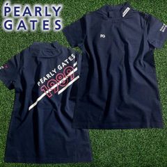 PEARLY GATES レディース ポロシャツ ジグザグ柄 日本製 - メルカリ