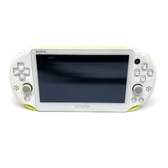 SONY PS Vita ライムグリーン・ホワイト PCH-2000 本体のみ ※中古【津山店】
