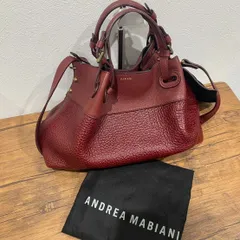 【パイナップル様専用】アンドレアマビアーニ レザー 2WAY ハンドバッグ