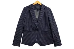 k01250825074　BANANA REPUBLIC　4　Navy　Lサイズ程度　アウター　テーラードジャケット　秋冬