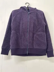 ジムフレックス　フードボアパーカー　ジャケット　パープル　16
