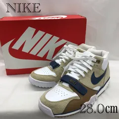 NIKE ナイキ ＤＭ０５２２－２００ スニーカー  ＡＩＲ ＴＲＡＩＮＥＲ １ ベージュ ネイビー ２８．０ｃｍ  _246068