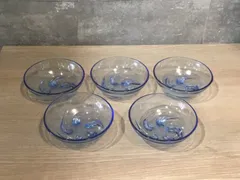 昭和　ガラス小鉢セット　５枚セット