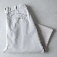 ■古着 POLO RALPH LAUREN ポロラルフローレン ANDREW PANT ポロチノ グレージュ 2タック 実寸W34L30【L5683】