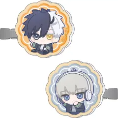 【中古】アクセサリー(非金属) 桜遥＆梶蓮 アクリルヘアクリップセット ぬいパル すきっぷ 「WIND BREAKER」