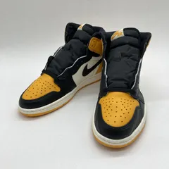 NIKE ナイキ AIR JORDAN 1 RETRO HIGH OG Taxi 555088-711 エアジョーダン タクシー スニーカー ハイカット シューズ ストリート メンズ 27.5cm イエロー ブラック 靴 A16005◆