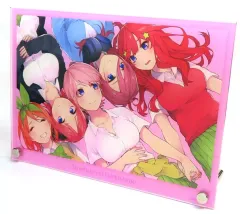 【中古】アクリルスタンド・アクリルパネル 五つ子(仰向け) 集合アクリルプレートvol.2 「五等分の花嫁～GOTO AKIBA!～主要都市店舗フェア」