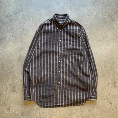 EMPORIO ARMANI ストライプ長袖シャツ　総柄