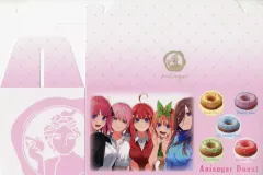 【中古】紙製品 五つ子(横並び) Anisugarフルーツドーナツ テイクアウトBOX 「五等分の花嫁×アトレ秋葉原 GOTO AKIBA!」 Anisugarフルーツドーナツ GOTO AKIBA! 5種購入特典