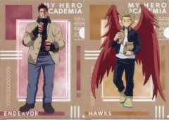 【中古】クリアファイル C.エンデヴァー＆ホークス 描き下ろしクリアファイルセット 焼き芋ver. 「僕のヒーローアカデミア×ドン・キホーテ」