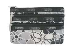 k03250822140　LeSportsac　レスポートサック　0　白×黒×グレー　　ファッション小物　財布/コインケース　通年