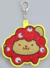 【中古】キーホルダー ポムポムプリン キラキラレザーキーホルダー 「ミャクミャク×サンリオキャラクターズ EXPO2025」