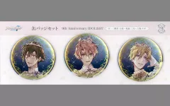 【中古】バッジ・ビンズ IDOLiSH7(二階堂大和＆和泉三月＆六弥ナギ) 缶バッジ3個セット 9th Anniversary 「アイドリッシュセブン」