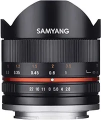 SAMYANG 単焦点魚眼レンズ 8mm F2.8 II ブラック ソニー αE用 APS-C用