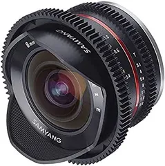 SAMYANG 動画用単焦点魚眼レンズ VDSLR 8mm T3.1 II フジフイルム X用 APS-C用