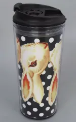 【中古】マグカップ･湯のみ うさぎ(ブラック) タンブラー ノベルティ