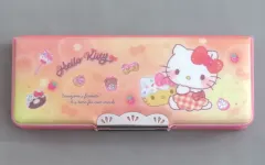 【中古】筆箱・ペンケース 集合 コンパクトふでいれヨコピタ ホログラム 「ハローキティ」