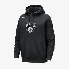 【送料無料・匿名配送】Nike ナイキ NBA ブルックリン・ネッツ 公式 クラブ プルオーバー フーディー 黒 新品 正規品