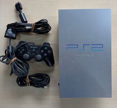 ト*シ様 限定PS2サテンシルバー本体セット タタコン2台 ソフト5本SCPH