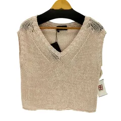 ファブリツィオデルカルロ Fabrizio Del Carlo イタリア製 コットンニットベスト レディース import：M 