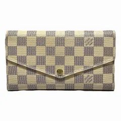 ルイ・ヴィトン LOUIS VUITTON ポルトフォイユ サラ ダミエアズール 長財布 トアル地 N63208 レディース