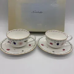 未使用　Noritake ポートショア　カップ＆ソーサー　ペアセット　ノリタケ