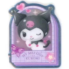 【中古】シール・ステッカー クロミ(窓型) 「サンリオキャラクターズ MY MERODY KUROMI シークレットアクリルミラーシール」