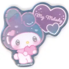 【中古】シール・ステッカー マイメロディ(ハート持ち) 「サンリオキャラクターズ MY MERODY KUROMI シークレットアクリルミラーシール」