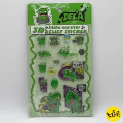 3Dレリーフモンスターステッカー シール 【DECA】