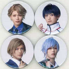 【中古】バッジ・ピンズ 缶バッジ4個セット(ウラオモテTEACHER ミックス公演絵柄) 「Blu-ray MANKAI STAGE『A3!』 ～Four Seasons LIVE 2024～」 アニメイト購入特典