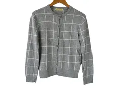 k05250827050　BEAMS HEART　サイズ表記無し　グレー×白　　トップス　ニットorセーター　秋冬