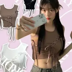 新品) 普段の日 エイブリー ゴージ ノースリーブ ブラウン