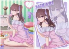 2.5次元の誘惑 天乃リリサ＆橘美花莉 A4クリアファイル2枚セット