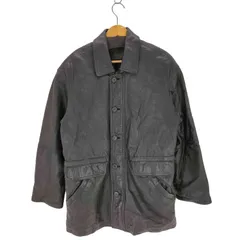 ユーズドフルギ USED古着 {{W DOPIO}}裏地キルティング ラムレザージャケット メンズ 表記無 