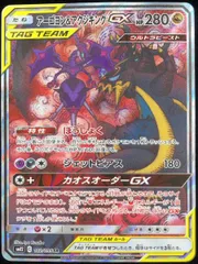 【状態ランクA】アーゴヨン&アクジキングGX SA (SR) {102/095} [SM12] 1枚