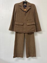 極美品【ラルフローレン】グレーチェック ダブルブレスト テーラード