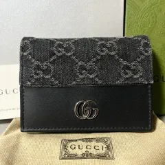 新品同様限定モデル グッチ マーモント 二つ折り財布