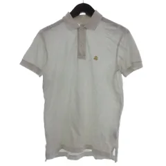 ブルックスブラザーズ BROOKS BROTHERS ポロシャツ 半袖 鹿の子 ワンポイント XS 白 ホワイト ■GY