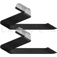 すべり落ちない ボトムスハンガー 省スペース パンツハンガー 跡がつかない スリム すべらない スラックスハンガー シングルパンツ ズボン