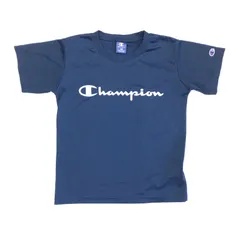 【Champion】　美品　キッズウエア　スポーツウエア　半袖　紺　ブルー　ネイビー　チャンピオン