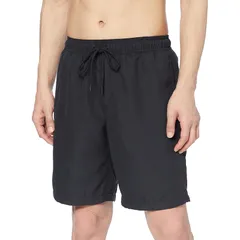 【新品】 [ Essentials] 水着 海水パンツ (股下23cm) メッシュ裏地 ポケット付き ドローストリング メンズ ブラック XL 1