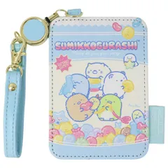 【メール便】すみっコぐらし 定期入れ リール付きパスケース サンエックス シングルパスケース ICカードケース キャラクター グッズ 