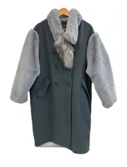 パメオ ポーズ PAMEO POSE Tail Muff Coat テイルマフコート ファー  2320500006 ジャケット グレー フリーサイズ 101LT-350のサムネイル