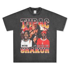 2PAC トゥパック シャカウェア プリントロングTシャツ ロンT - メルカリ