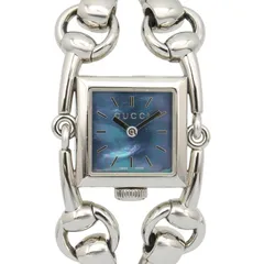 【シニョーリア】GUCCI ’グッチ 時計’ 116.5 ブルーシェル☆極美品☆ 268407_6.jpg