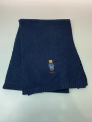 【中古美品】POLO RALPH LAUREN ポロ・ラルフローレン ポロベア ストール マフラー 【187-260305-AS-54-min】